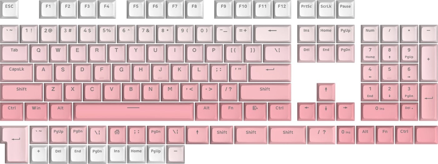 Redragon Ombre Keycaps (A139) A139 A139