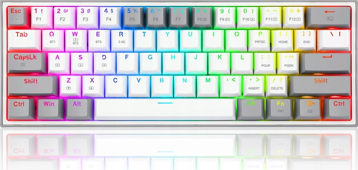 Redragon K616 Fizz PRO White/Grey Red