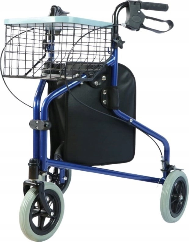 Practical tricycle walker with basket and