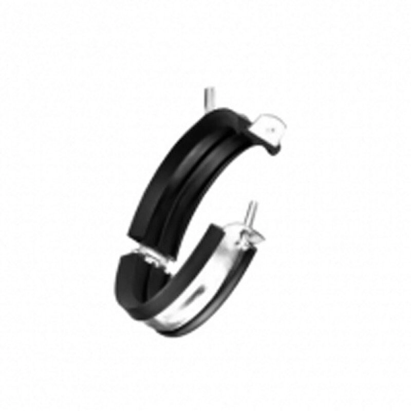 Rehau Fixing/securing clamp with rubber insert
