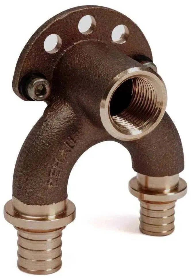 Rehau Wall elbow with thread. internal