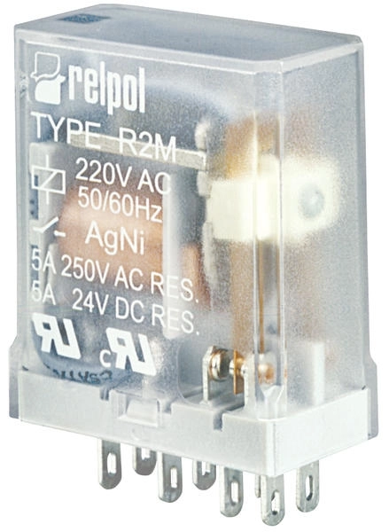Relpol Miniature industrial relay 2P 5A