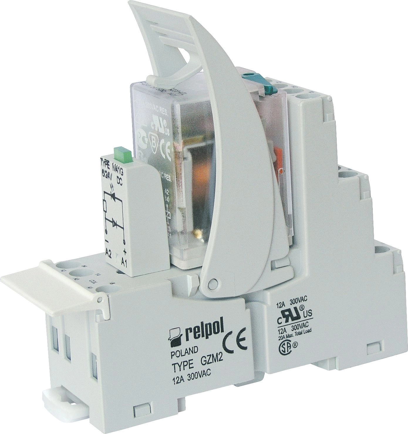 Relpol Interface relay 2P 12A 12V