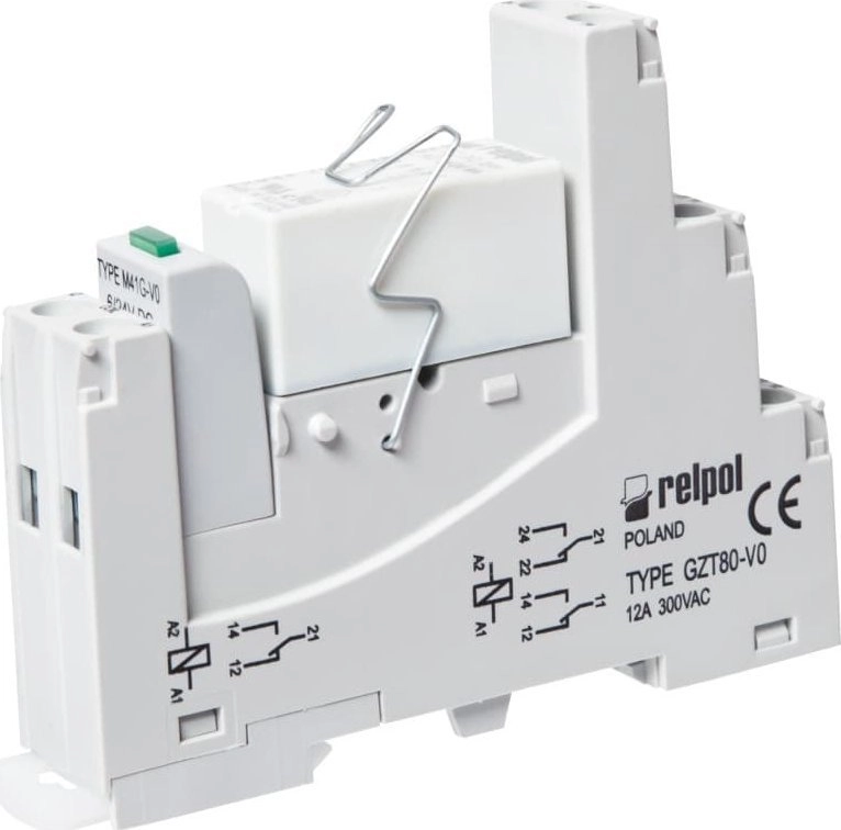 Relpol Interface Relay PI84-012DC-M41G-MS-2012 862577 862189