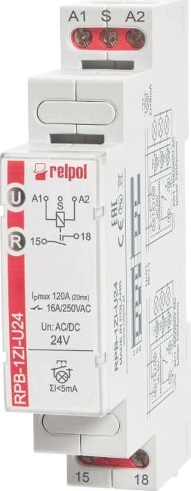 Relpol Bistable relay 120A (20ms) 1Z