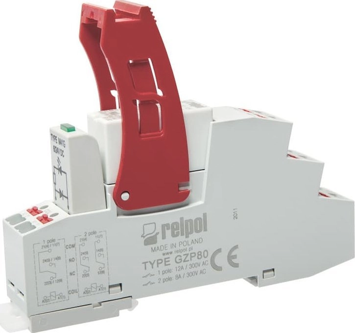Relpol Push-in Interface Relay 2P 8A