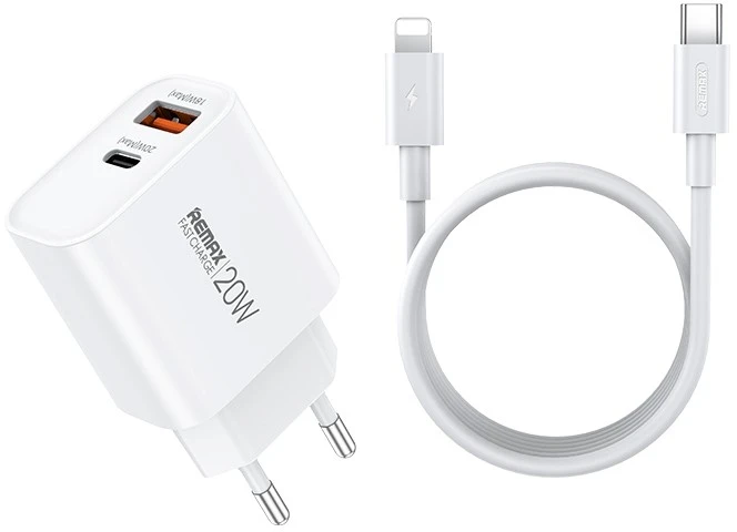 Įkroviklis Remax RP-U120 20W USB-C/USB-A +