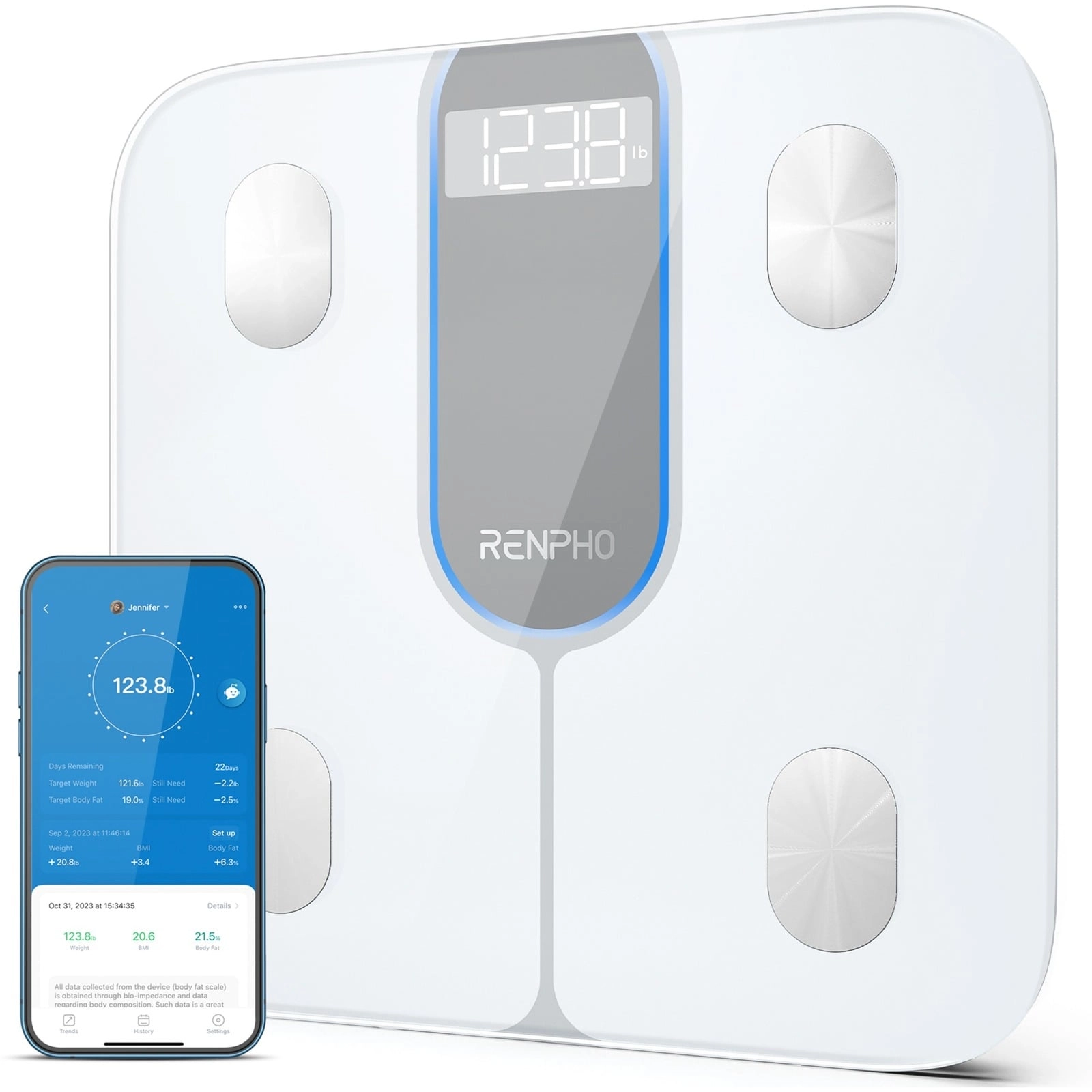 Renpho ELIS 1C weiss Bluetooth 4