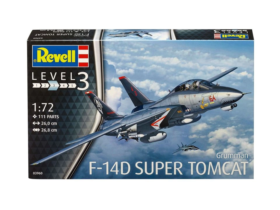 Revell Grumman F-14D Super Tomcat Fixed-wing