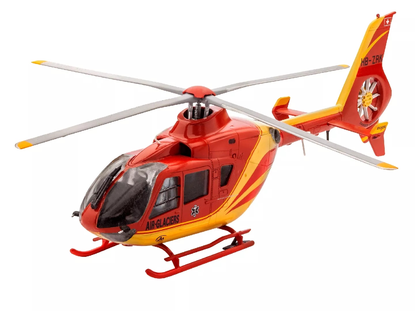 Revell EC135 Air-Glaciers Rotorcraft model Assembly