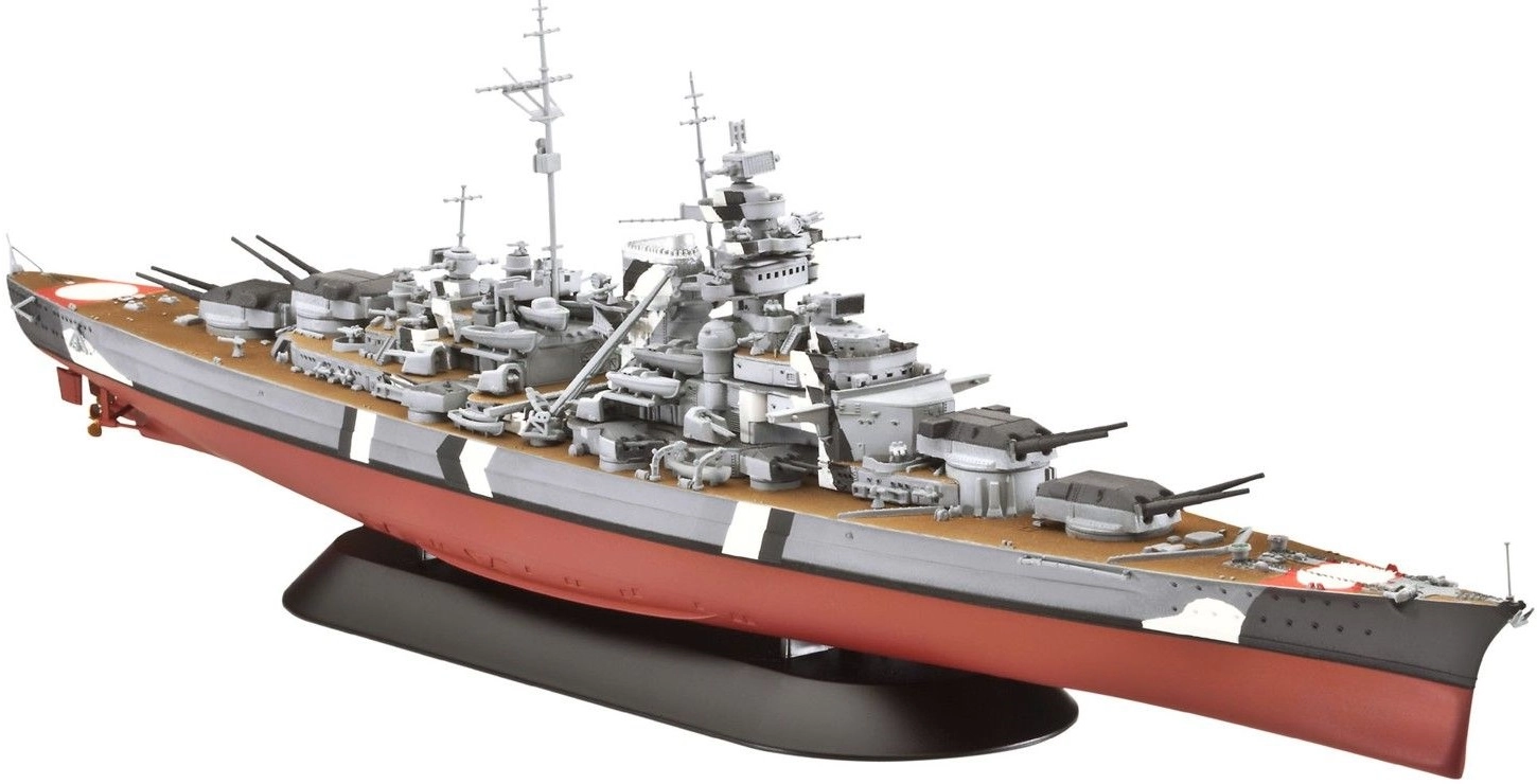 Revell Bismarck Naval ship model Assembly