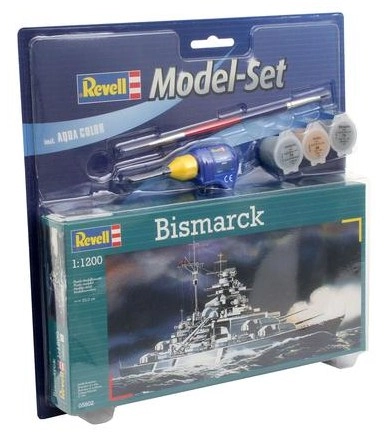 Revell Bismarck Naval ship model Assembly
