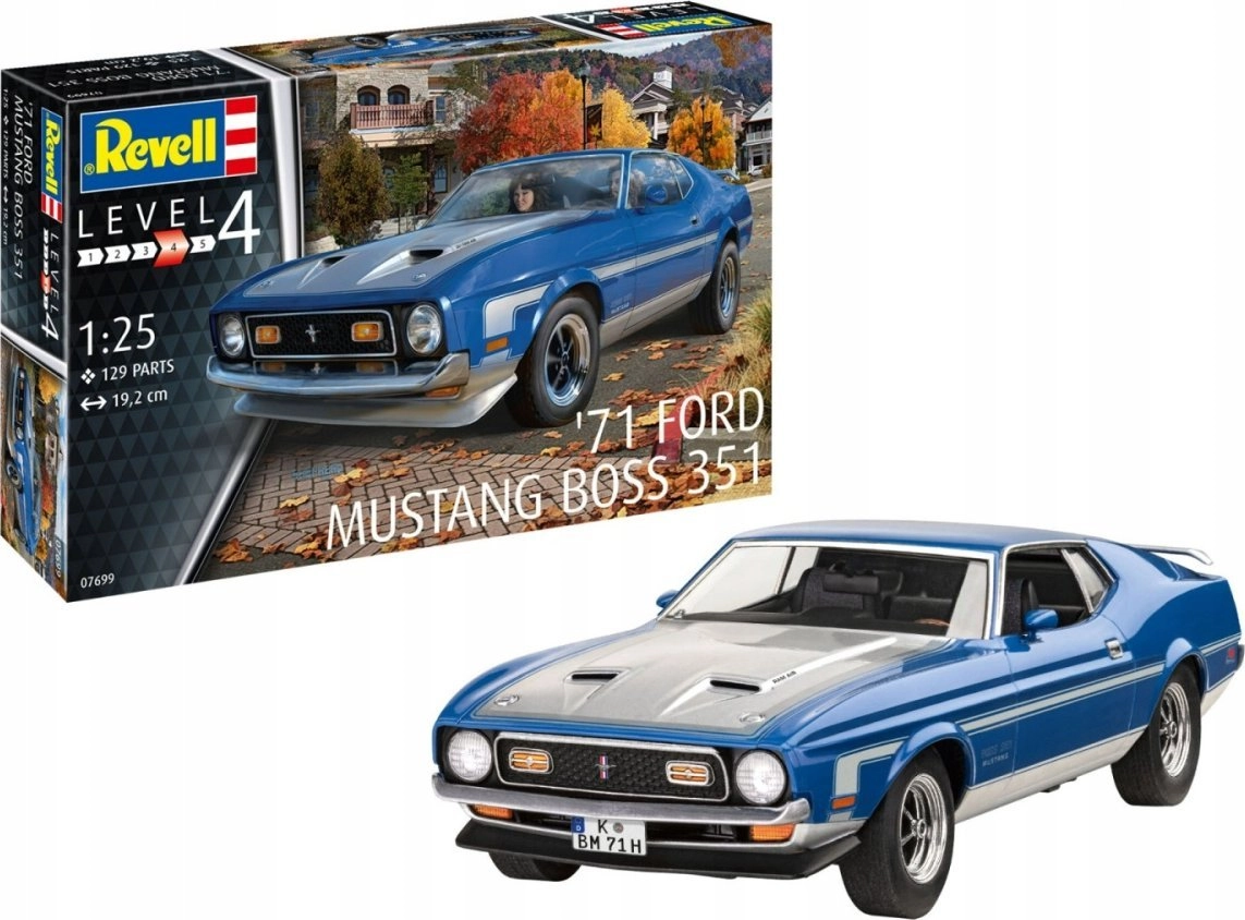 Model plastikowy Samochód 71 Ford Mustang