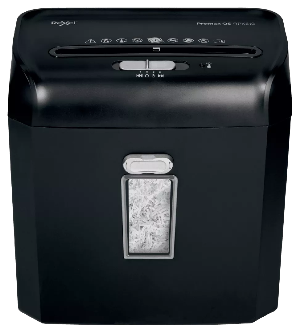 Rexel ProMax RPX612 paper shredder Cross