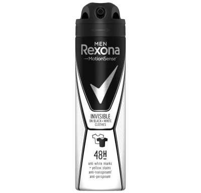 Rexona Men invisible on black+white clothes
