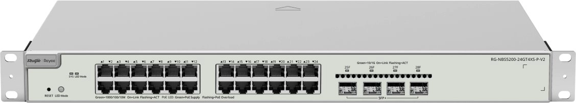 Switch Reyee Ruijie Reyee RG-NBS5200-24GT4XS-P-V2 Switch