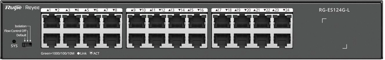 Switch RG-ES124G-L 24-port Reyee ( RG-ES124G-L