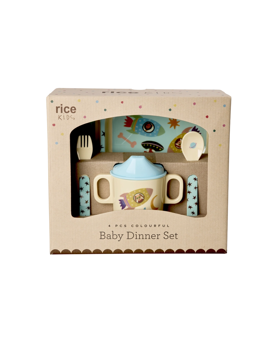 Rice - Melamine Baby Dinner Set