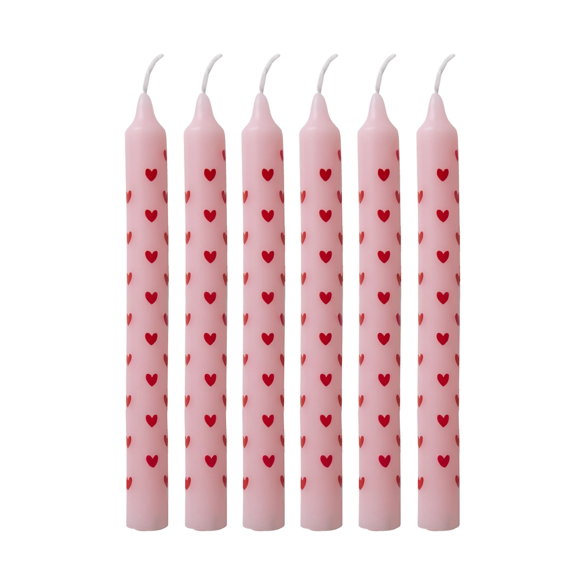 Rice - Candles with Heart Print