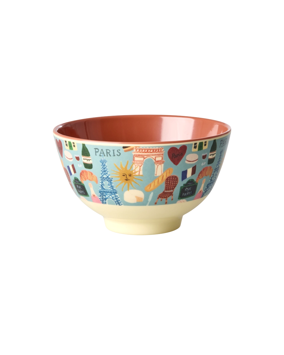 Rice - Melamine Bowl with Paris