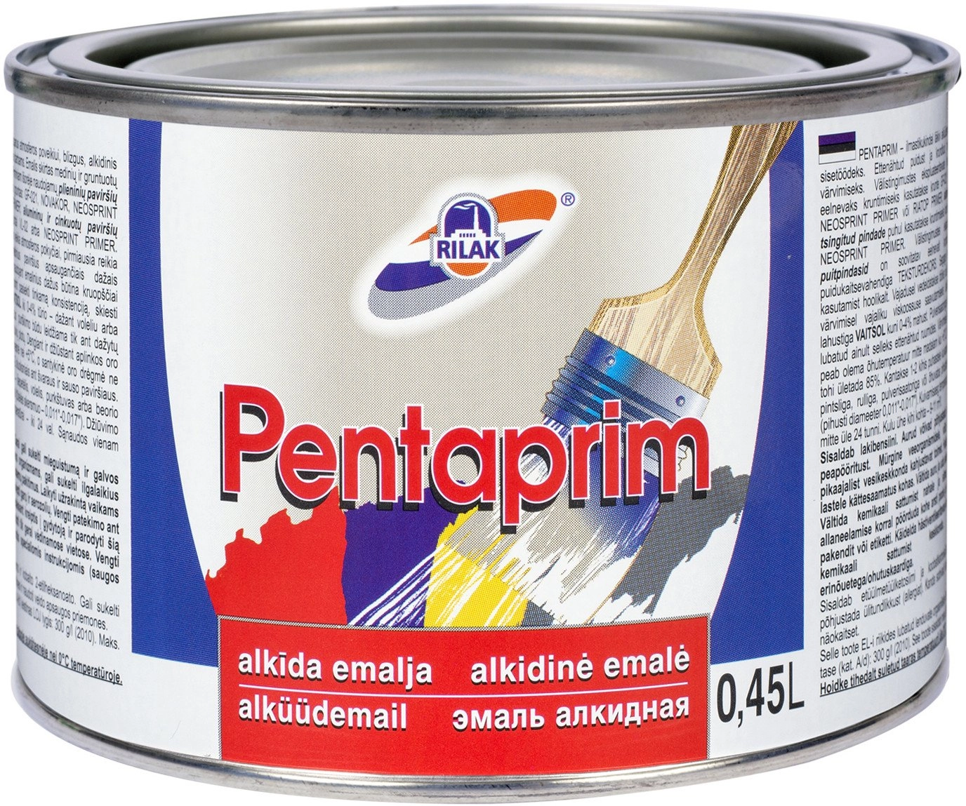 Rilak ALKYD ENAMEL PENTAPRIM WHITE (0