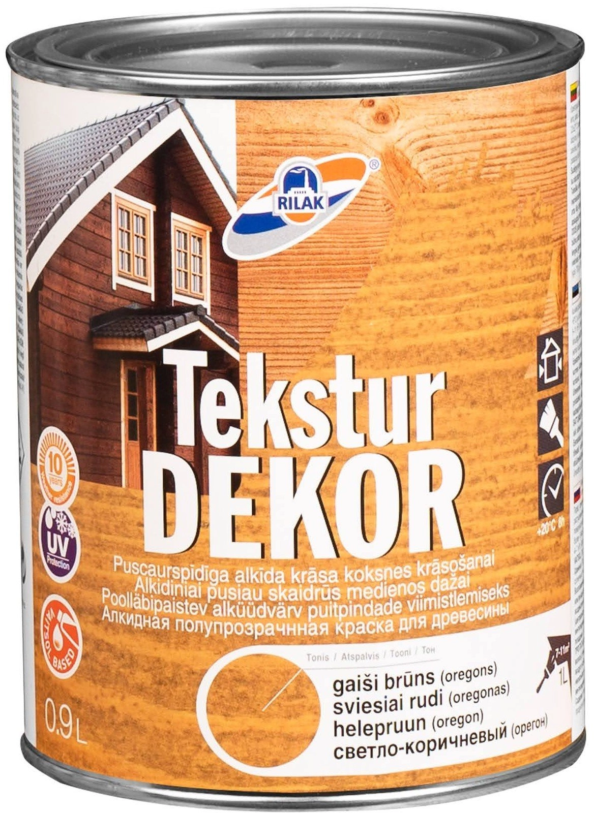 Rilak TEKSTURDEKOR LIGHT BROWN 0 9L