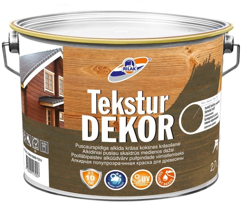 Rilak TEKSTURDEKOR DARK BROWN 2 7L