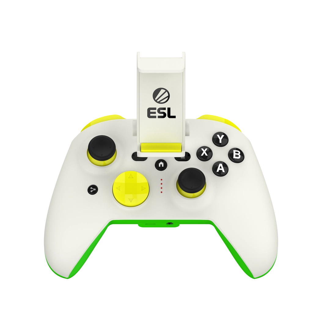 RiotPWR RP1925ESL Gaming Controller Green White