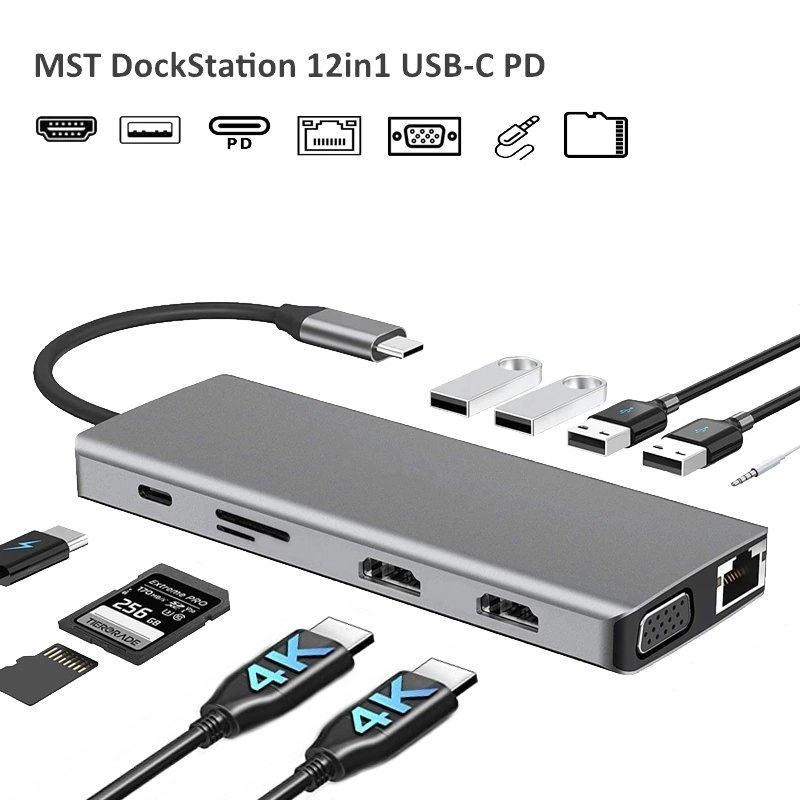 RoGer MST 12in1 Lite Docking Station