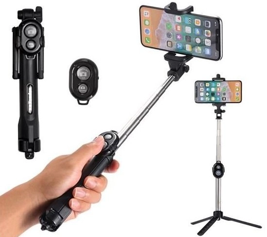RoGer Selfie Stick + Tripod Stand