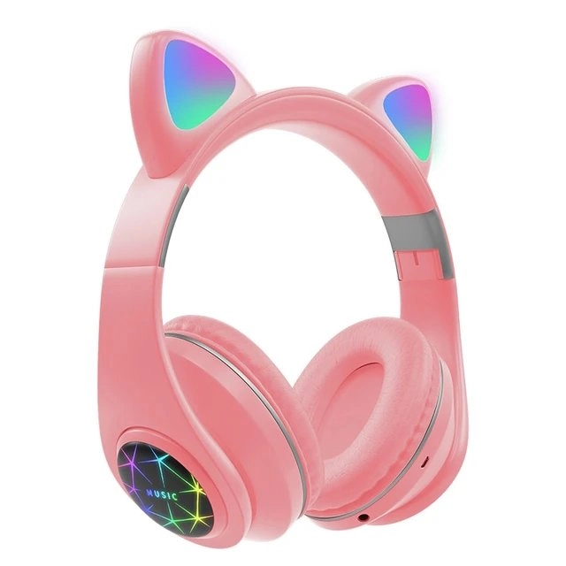 RoGer Cat M2 Bluetooth Ausines ar Cat Ears LED