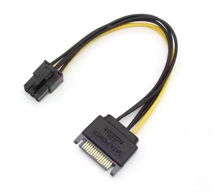 RoGer SAPCIE6P 15pin SATA Power to