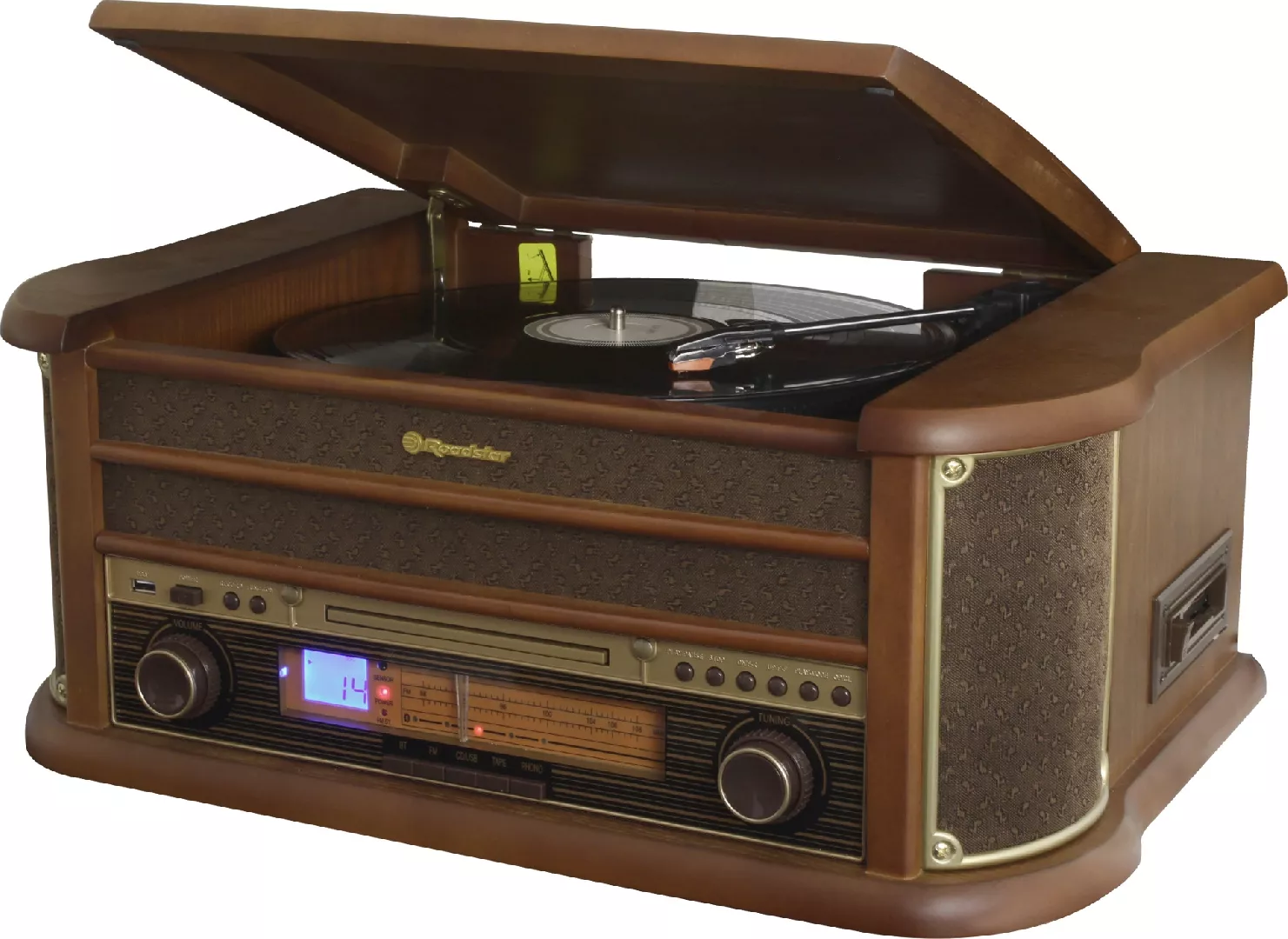 Roadstar HIF-1993BT audio turntable Wood HIF-1993BT