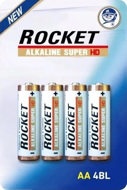 Rocket Alkaline High Drain LR6 AA
