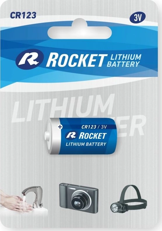 Rocket Bateria Rocket CR123 1600mAh 1