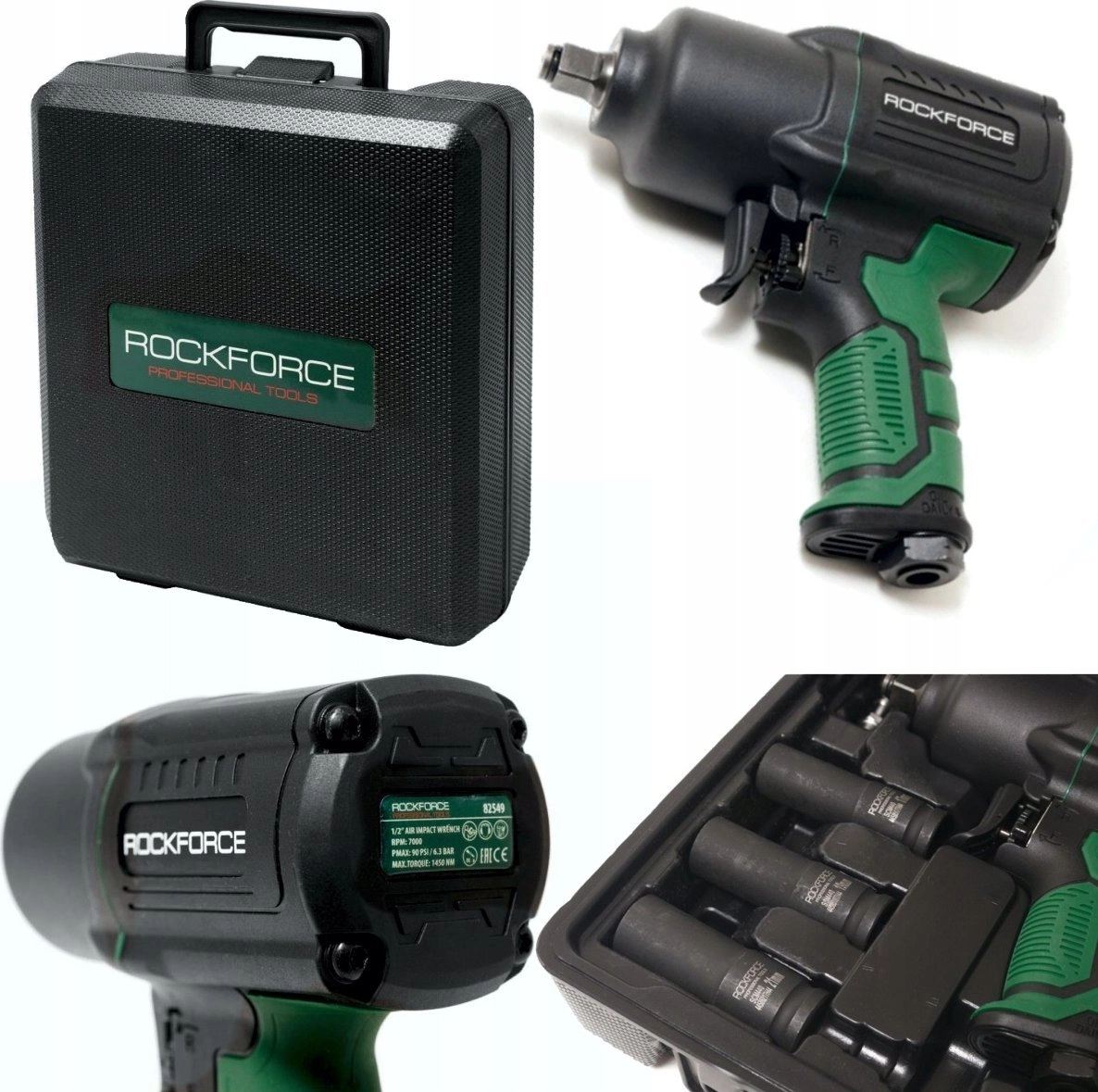 Rockforce impact wrench PNEUMATIC WRENCH 1450Nm