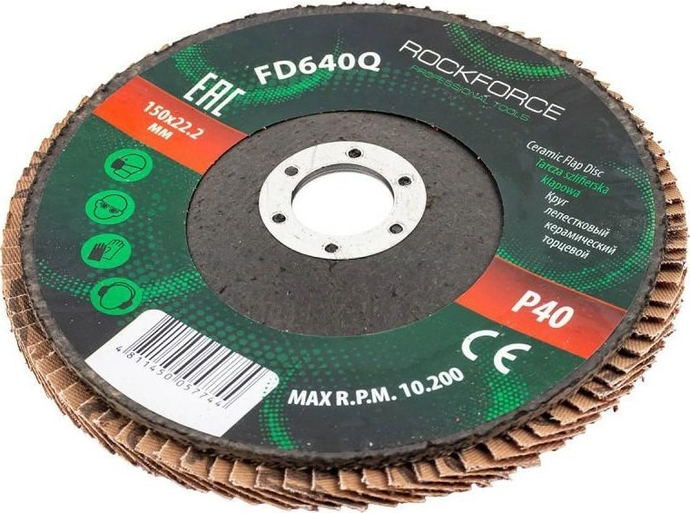 Rockforce Flap sanding disc 150x22.2mm