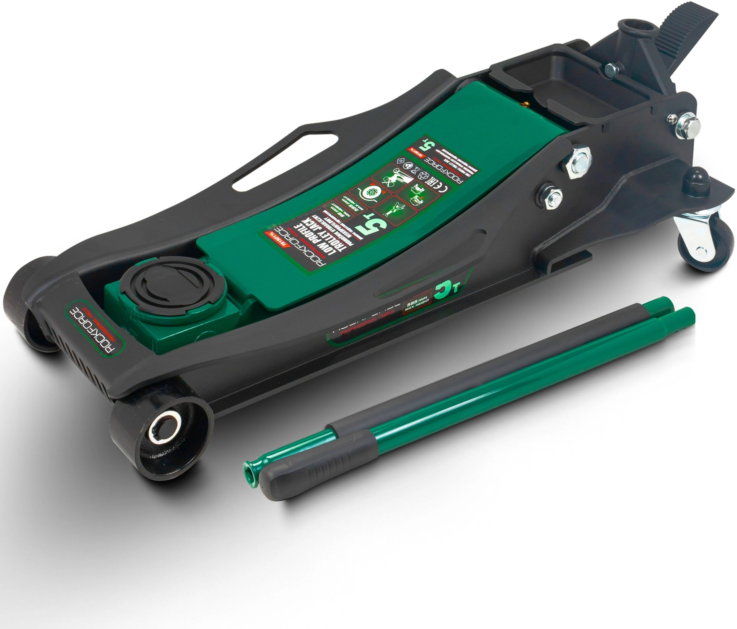 Rockforce Podnośnik hydrauliczny 5t niskoprofilowy (h