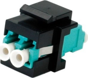 ROLINE Keystone LWL-Adapter LC/LC Duplex Multimode