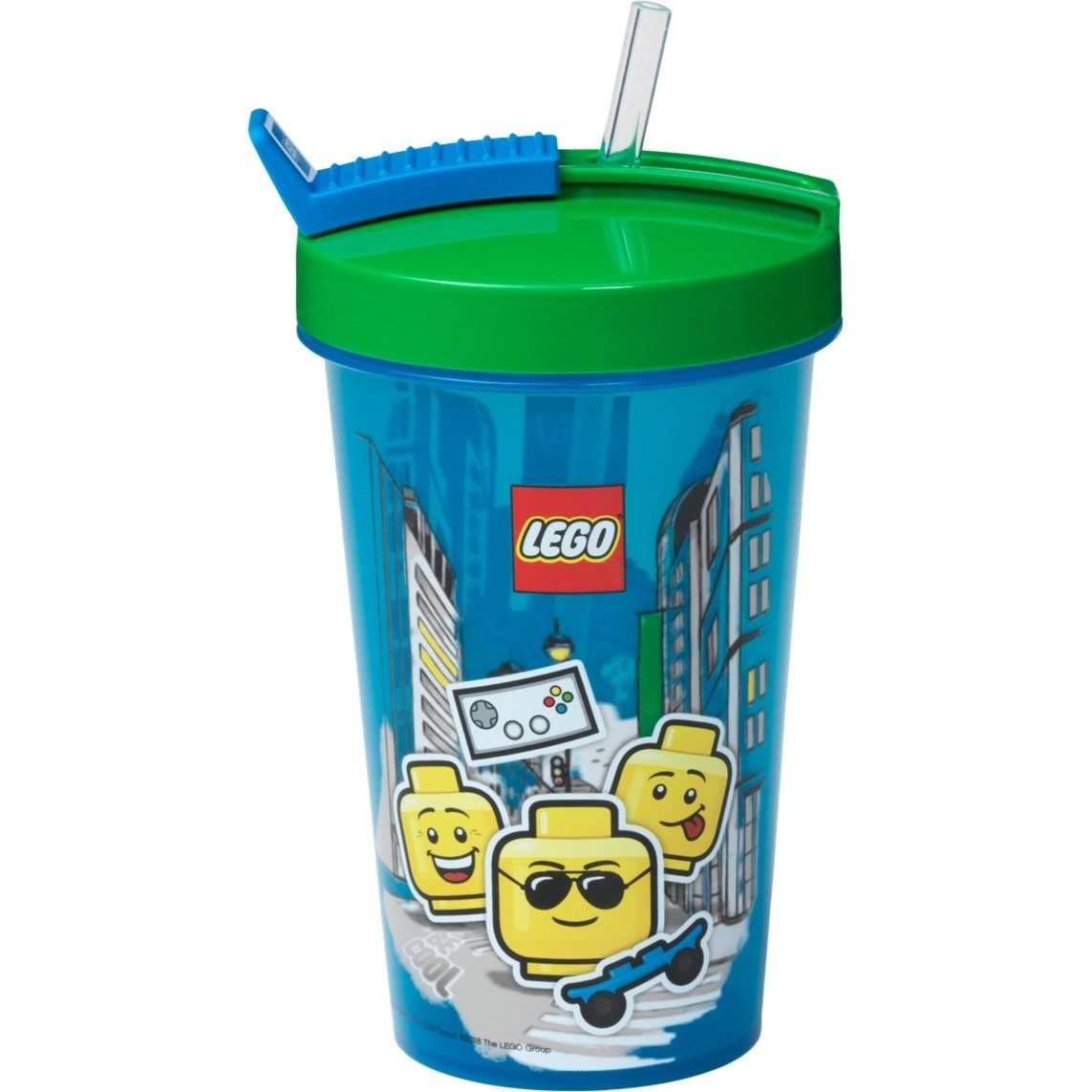 Room Copenhagen LEGO cup with straw