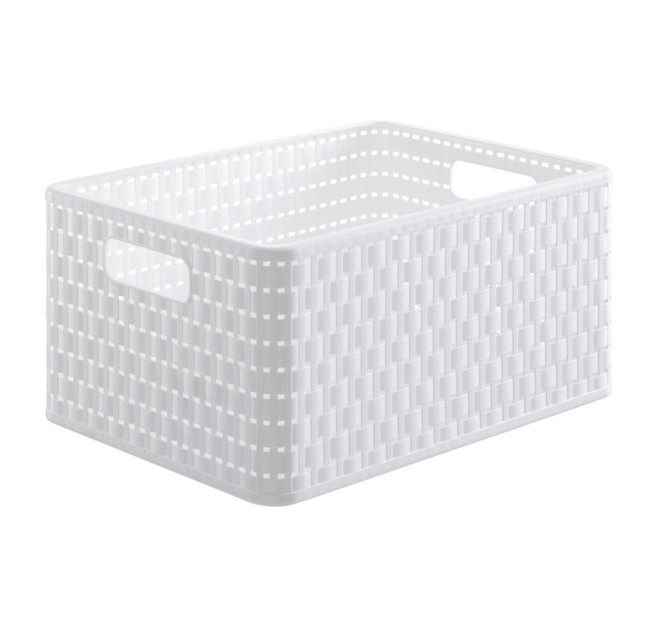 Rotho 11153 Storage basket Rectangular White