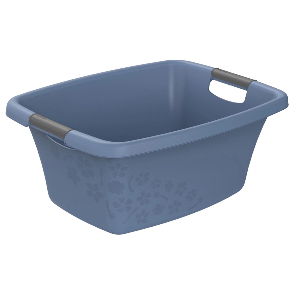 Bowl 25L square Flowers blue 9234698