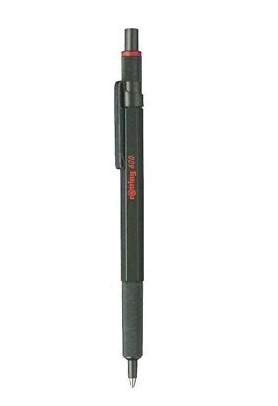 Rotring 600 Black Clip-on retractable ballpoint