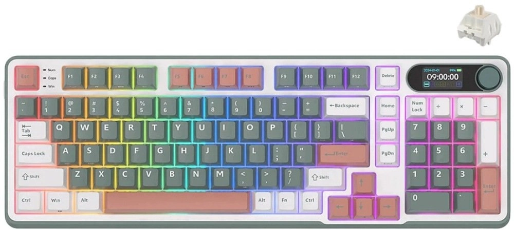 ROYAL KLUDGE RK-S98 Camping Green Gaming