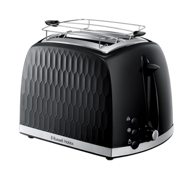 Russell Hobbs Honeycomb Black 2 Slice