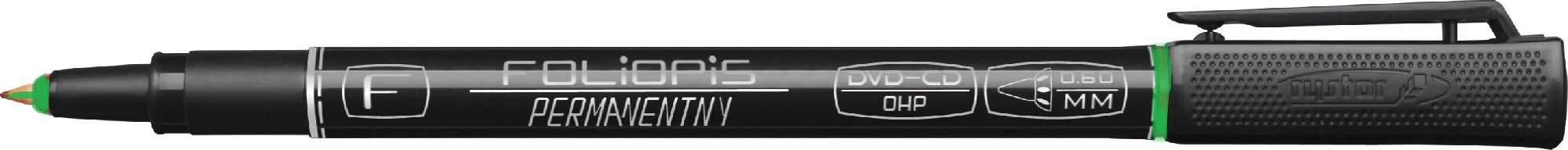 Rystor Foliopis CD/DVD 0 6mm zielony