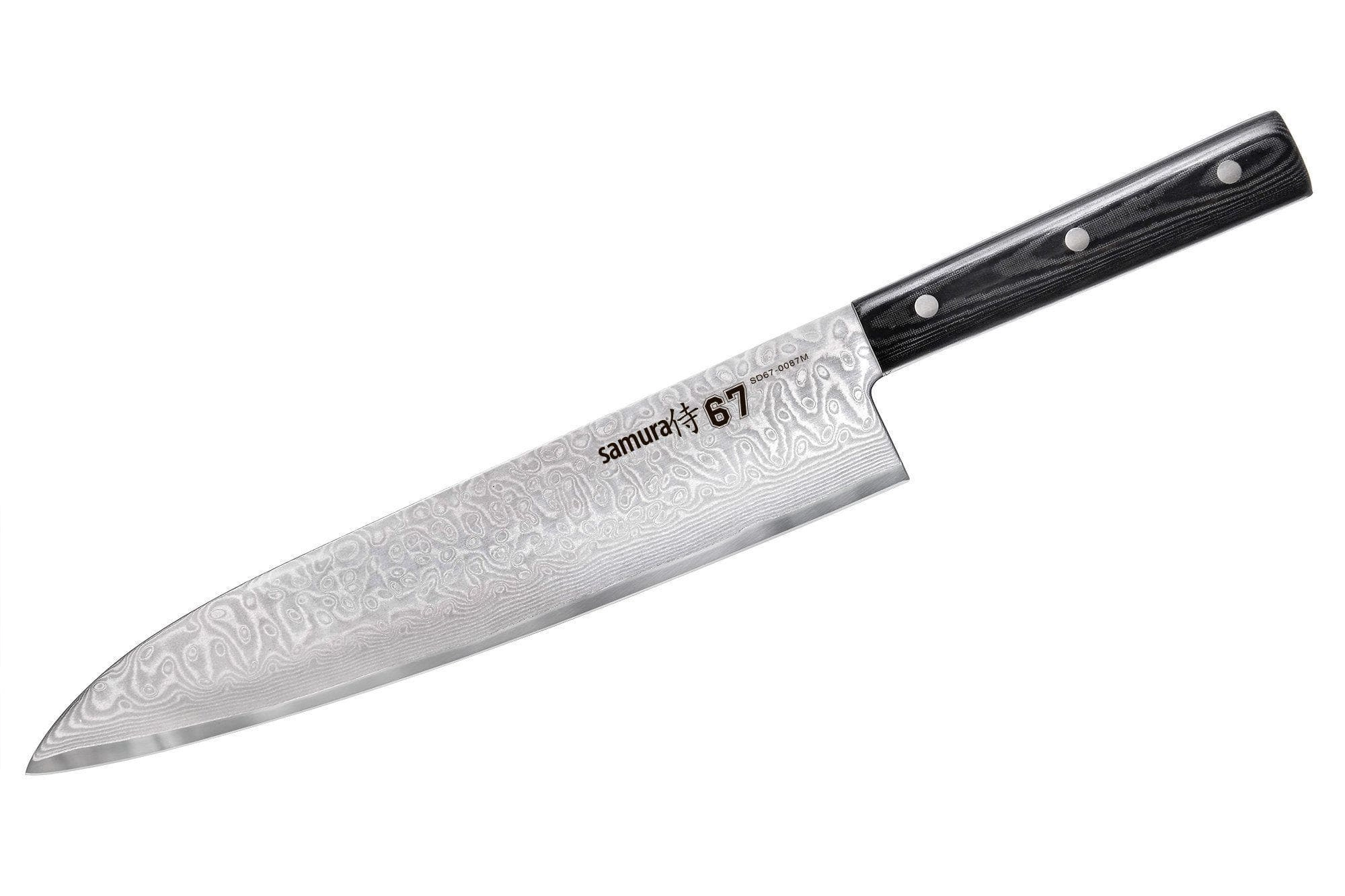 SAMURA Pavāra nazis 240 mm Damascus