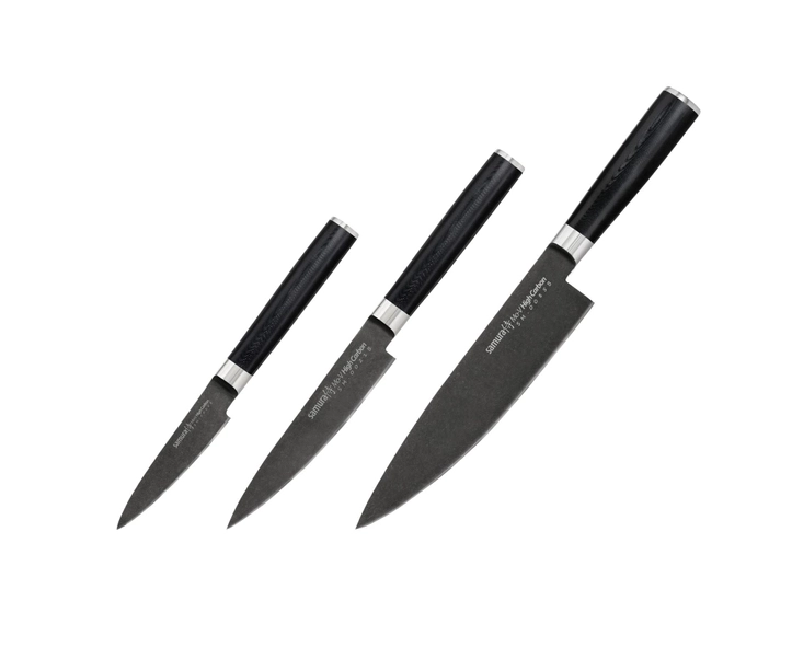 SAMURA 3 virtuves nažu komplekts Stonewash