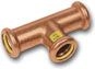 SANHA Press Gas reducing tee copper