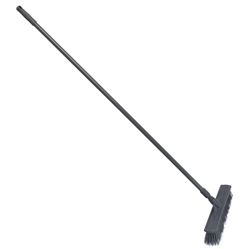 Ara brush with handle 45cm grey